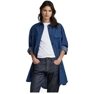 G-star Oversized Flap Pocket Ev Langarmhemd - Rinsed - L