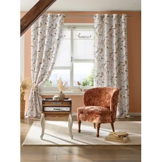 Heine home Raffrollo mit Ösen, weiß