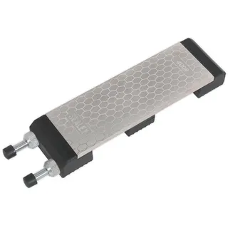 Sealey SCSS1 Kombination Diamant Schärfen Wetzstein + Verstellbar Stein Halter