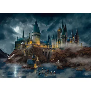 Schmidt Spiele 58577 Thomas Kinkade, Wizarding World, Harry Potter, Hogwarts Castle,