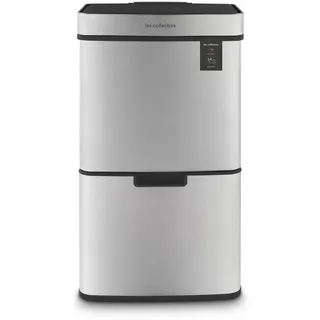 Les Collectors Mülleimer N°1010 64 l Silber