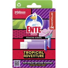 WC-Ente Frische-Siegel 2er Nachfüller Tropical Adventure 4er Pack