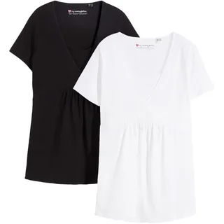 bonprix Stillshirt »2-in-1 Umstands- und Stillshirts (2er Pack?)«, 2 Stk. 2-in-1 Umstands- und Stillshirts (2er Pack?), schwarz