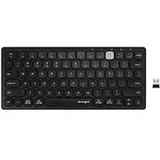 Kensington Multi-Device Dual Wireless Compact Keyboard - Tastatur - Französisch - Schwarz