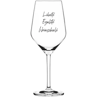 Ritzenhoff & Breker Weinglas mit Spruch Liberté, Egalité 0,3 l