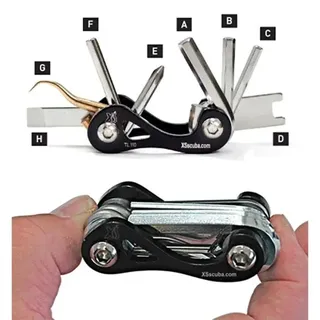 Xs Scuba Multifunktionswerkzeug - Black - One Size