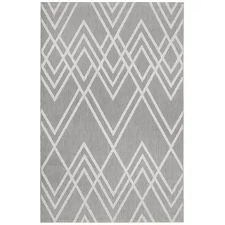 Esprit Outdoorteppich , Creme, Weiß , Textil , Raute , rechteckig , 160x225 cm , Textiles Vertrauen - Oeko-Tex® , für Fußbodenheizung geeignet, in verschiedenen Größen erhältlich, feuchtraumgeeignet, pflegeleicht, leicht zusammenrollbar , Teppiche und Böden, Teppiche, Outdoorteppiche