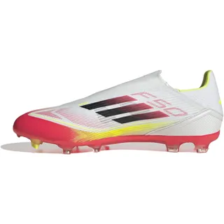 Unisex F50 League Laceless Football Boots FG/MG Fußballschuhe, Cloud White/Core Black/Solar Yellow