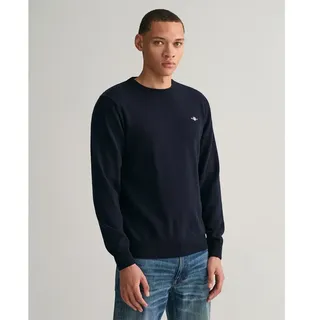 GANT Superfine Lambswool Pullover - Marine - XL