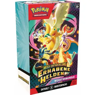 Pokémon Boosterbundle Mega-Entwicklung Erhabene Helden (6 Boosterpacks)