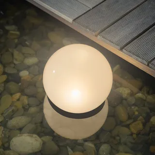 esotec Solar Schwimmkugel FLOAT, Fernbedienung, 20cm, Farbwechsel, IP68, 102621