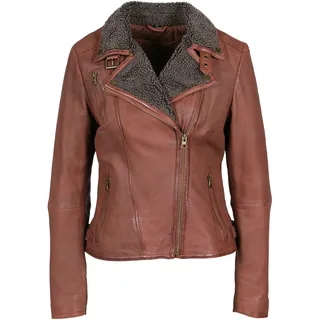 Freaky Nation Lederjacke "Cold Princess-FN", braun