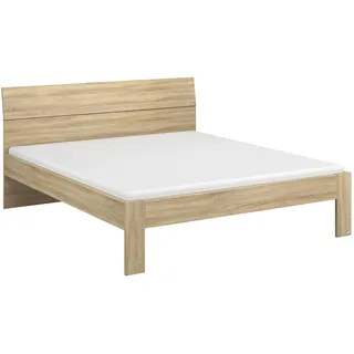 Rauch Möbel Flexx Bett Doppelbett Futonbett in Eiche Sonoma, Holz, Liegefläche 160 x 200 cm Gesamtmaße Bett BxHxT 165 x 90 x 209 cm