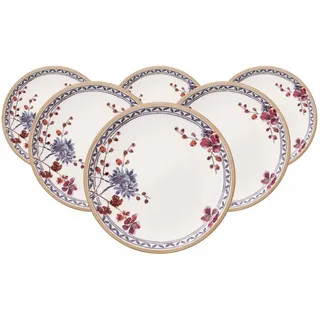 Villeroy & Boch Frühstücksteller »Frühstücksteller Artesano Provençal Lavendel ø 22,1 cm 6er Set bunt«, bunt