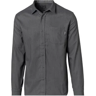 Atomic Flannel Langarmhemd - Dark Grey - XL