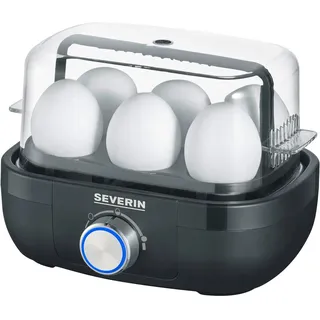 Severin EK 3166 6 Eier + Messbecher Schwarz