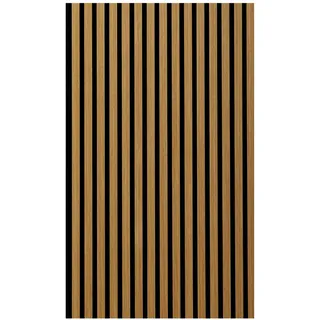 sonido Akustikpaneel Eiche braun 1 St. 120 x 1,8 x 56 cm