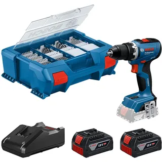 Bosch GSR 18V-65 inkl. 2 x 4,0 Ah + L-Case