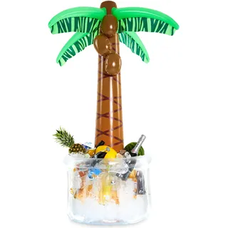 KreativeKraft Aufblasbares Party Zubehör, Kühler Palme Aufblasbar - Tiki Hawaii Deko