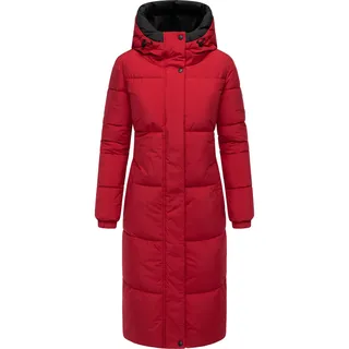 Steppmantel NAVAHOO "Steppmantel Taublüte XIV", Damen, Gr. 4XL, rot (dunkelrot), Obermaterial: 100% Polyester PES.  Obermaterial: Futter: 100% Polyester PES. 100% Polyester PES., Mäntel Steppmantel