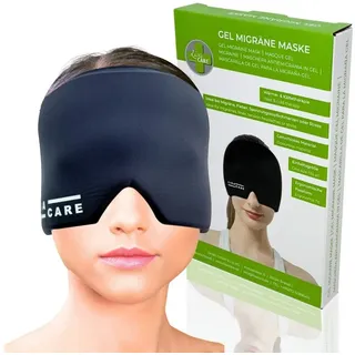 LisaCare Migränemaske - Kühlmaske Schwarz Maske 1 St schwarz