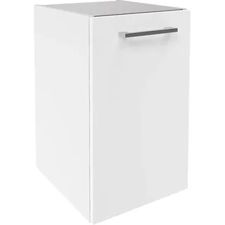 Fackelmann Waschtisch-Unterbauschrank rechts Verona 35cm Weiß Glanz/Weiß Hochgl.