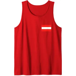 Österreich Fahne Herren Austria Flag Damen Kinder Österreich Tank Top