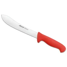 Arcos Serie 2900 - Metzgermesser Steakmesser - Klinge Nitrum Edelstahl 200 mm - HandGriff Polypropylen Farbe Rot