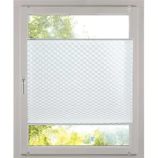 Plissee K-HOME "Diamantplissee von K-home, 3D-Effekt, patentiertes Design", weiß, grau, weiß, B:60cm H:130cm, Obermaterial: 100% Polyester, Plissees, Plissee