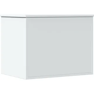 Truhe Weiß 60x42x46 cm Holzwerkstoff - Weiß