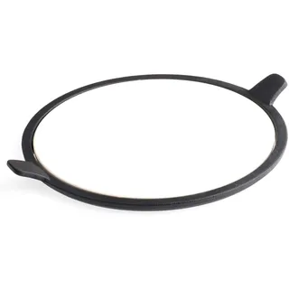 tepro Pizzastein-Einleger aus Metall/Cordierit für das Rost-in-Rost-System, Maße ca. 28,5 cm Ø
