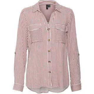 VERO MODA Damen Bluse VMBUMPY - Regular Fit XS S M L XL XXL Weiss Schwarz