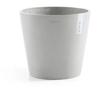 Ecopots Amsterdam Ø 40 x 40 cm Weißgrau