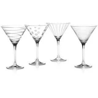 Mikasa Menaje Set Mit 4 Martini-gläsern - Transparent / White - One Size