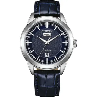 Citizen Eco-Drive Herren-Solaruhr Blau Edelstahl 42 mm AW0151-00LC