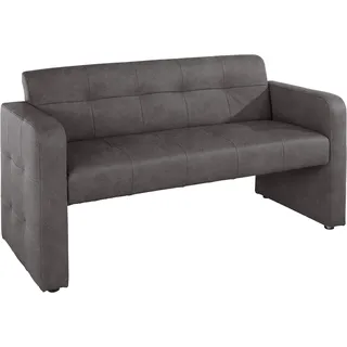 exxpo - sofa fashion Polsterbank »Barista Küchensofa, Sitzhöhe 49cm, kompakte Stellmaße« Frei im Raum stellbar, grau