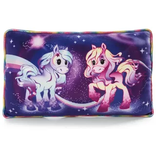 NICI Kopfkissen Pony Stars 43 x 25 cm Blau