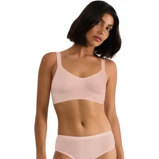 Bralette SLOGGI "ZERO Feel Air Bralette", Damen, Gr. L, N-Gr, rosa (cherry pink), Single Jersey, Obermaterial: 83% Polyamid, 17% Elasthan, BHs Bralette, atmungskativ und unsichtbar