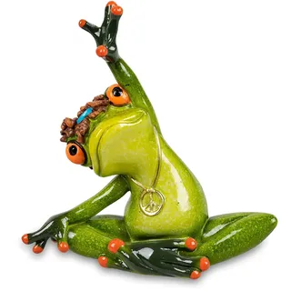 formano Frosch Yoga Hippie Dekor Figur Dekofigur (Frosch Schneidersitz)