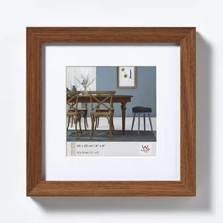 walther + design Fiorito Holzrahmen Eiche dunkel 20x20 cm 2er Set