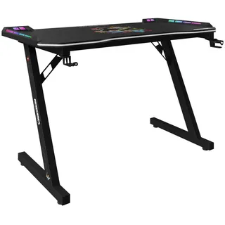 Phoenix Minecraft Gaming-Tisch schwarz PC