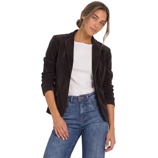 Street One Damen Blazer aus Cord mit Reverskragen und Knöpfen