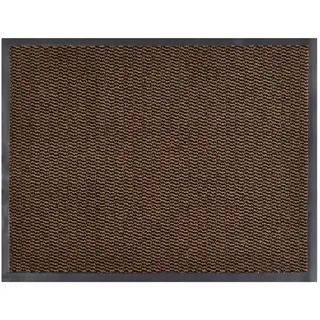 andiamo Fußmatte Easy - Schmutzfangmatte für den Hauseingang - flexibel einsetzbar als Türmatte innen, Fußabtreter im überdachten Außenbereich oder als Schuhmatte 80 x 120 cm Braun