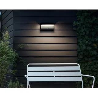 Philips Außenwandleuchte Aluminium 9,2 cm IP44 Einzelpack anthrazit