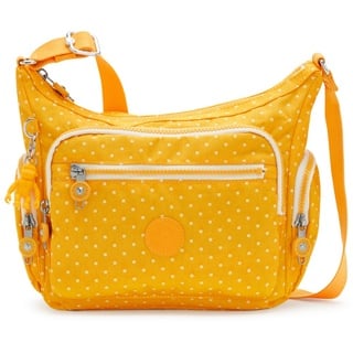 Kipling GABBIE S Umhängetasche mit Handyfach Soft Dot Yellow