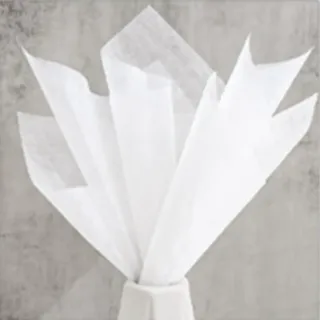 OUKEYI 40 Blatt Koreanische Baumwolle Vliesstoff Blumenpapier Wasserdicht Faltbar Milchweiß