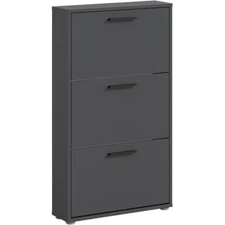 HBZ Schuhkipper 59 x 103 x 17 cm grau / grau matt