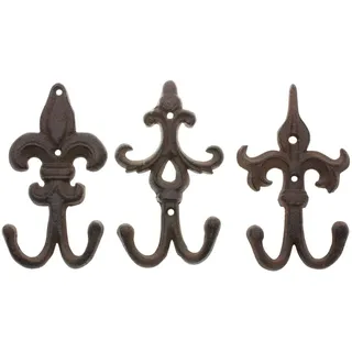 Comfify Garderobenhaken Vintage Braun