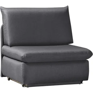 Novel Schlafsessel , Grau , Textil , Uni , 90x89x83 cm , Stoffauswahl, Liegefunktion , Wohnzimmer, Sofas & Couches, Schlafsofas, Schlafsessel