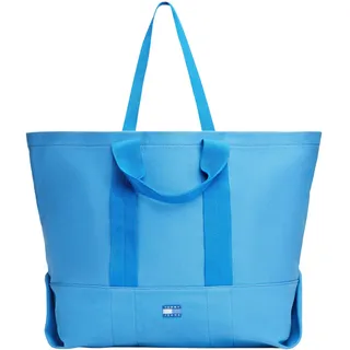 Tommy Jeans Damen Tote Bag Tasche Edition Canvas Groß, Blau (Copenhagen Blue), Einheitsgröße